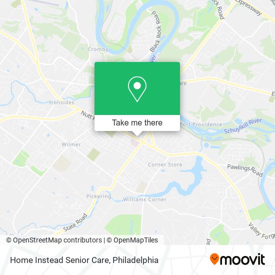 Home Instead Senior Care map