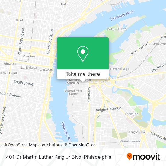 Mapa de 401 Dr Martin Luther King Jr Blvd