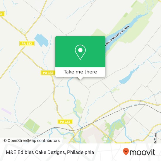 Mapa de M&E Edibles Cake Dezigns, 71 Callowhill Rd