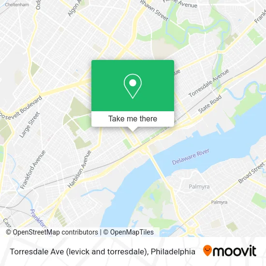 Mapa de Torresdale Ave (levick and torresdale)