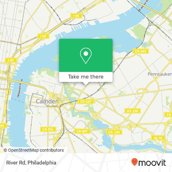 River Rd, Camden, NJ 08105 map