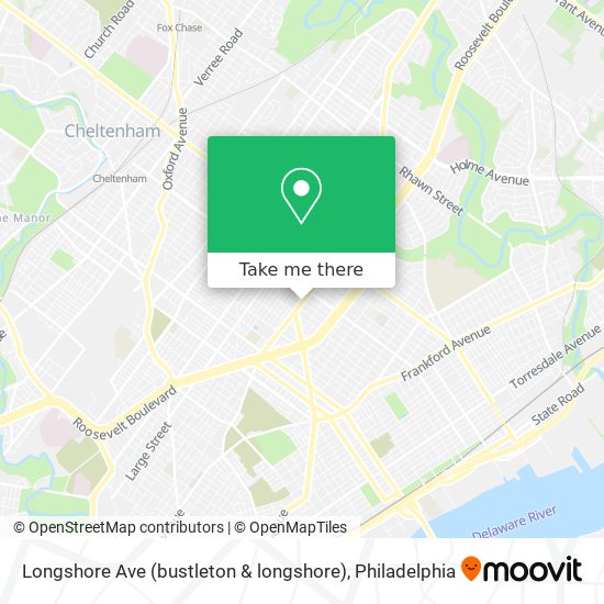 Mapa de Longshore Ave (bustleton & longshore)