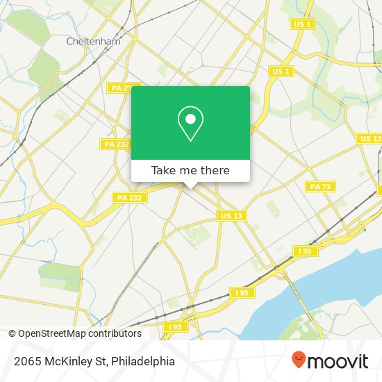 2065 McKinley St, Philadelphia, PA 19149 map