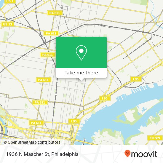 1936 N Mascher St, Philadelphia, PA 19122 map