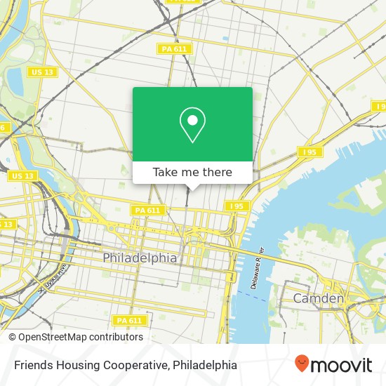 Friends Housing Cooperative map