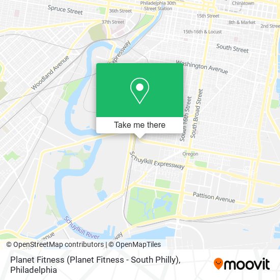 Mapa de Planet Fitness (Planet Fitness - South Philly)