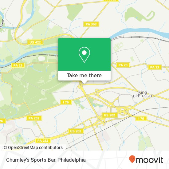 Chumley's Sports Bar map