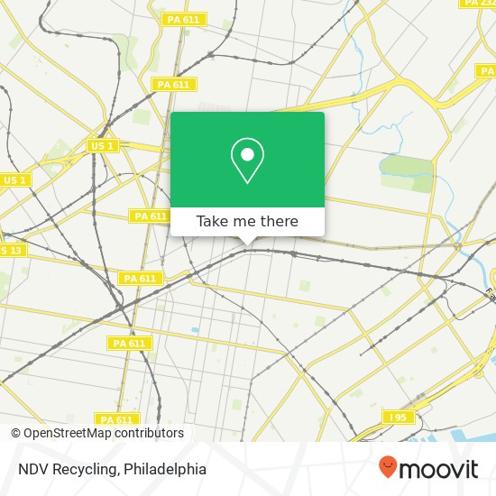NDV Recycling map