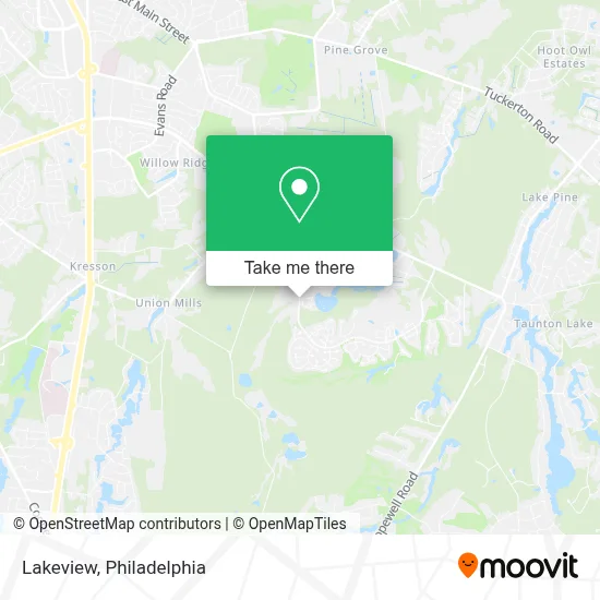 Lakeview map