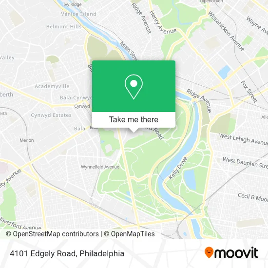 4101 Edgely Road map