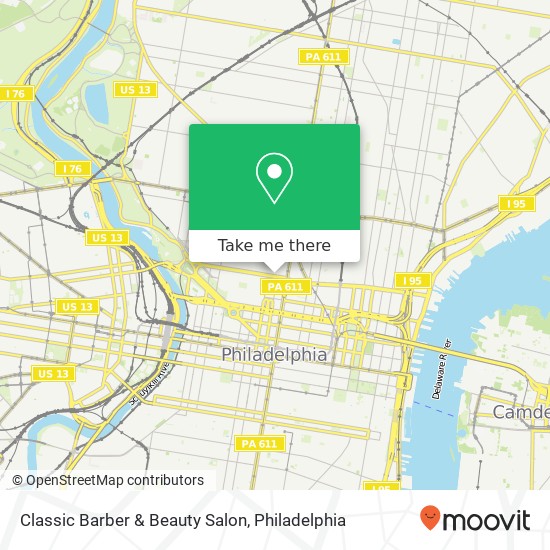 Classic Barber & Beauty Salon map