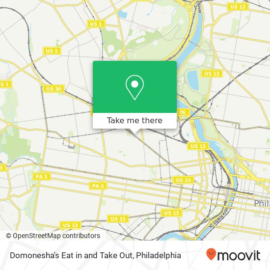 Mapa de Domonesha's Eat in and Take Out
