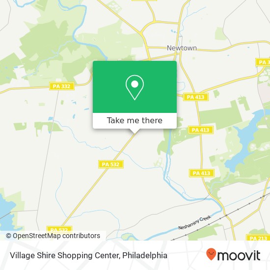 Village Shire Shopping Center map
