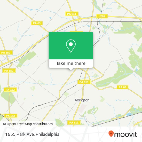 Mapa de 1655 Park Ave