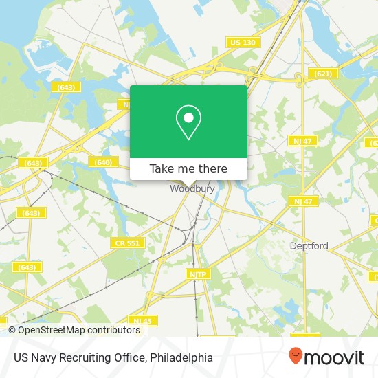 Mapa de US Navy Recruiting Office