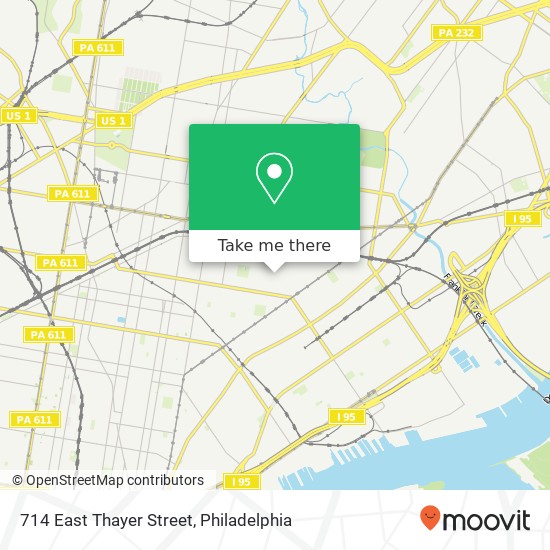 Mapa de 714 East Thayer Street