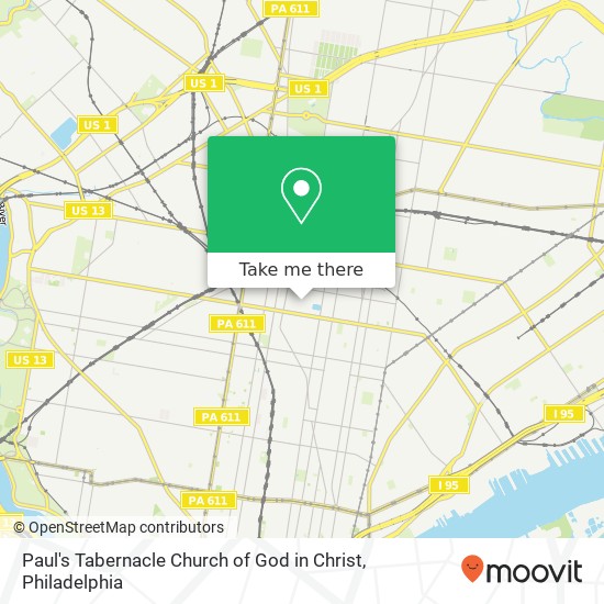 Mapa de Paul's Tabernacle Church of God in Christ