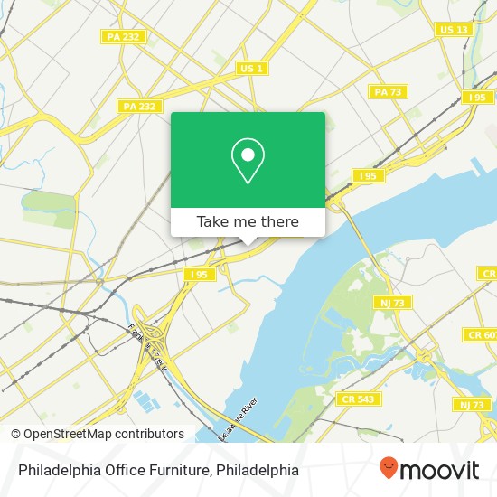 Mapa de Philadelphia Office Furniture