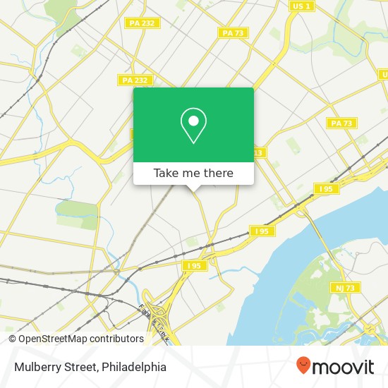 Mulberry Street map