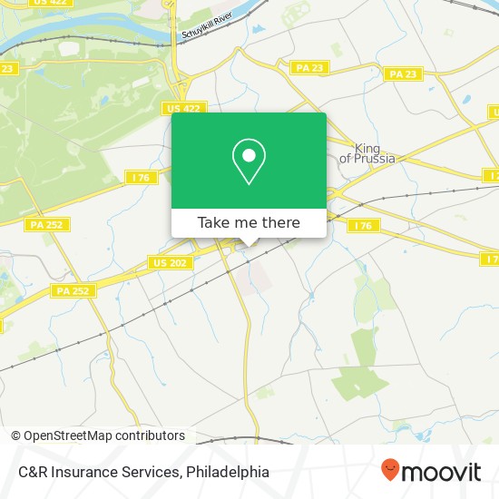 C&R Insurance Services map