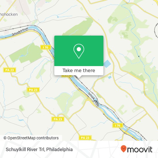 Mapa de Schuylkill River Trl