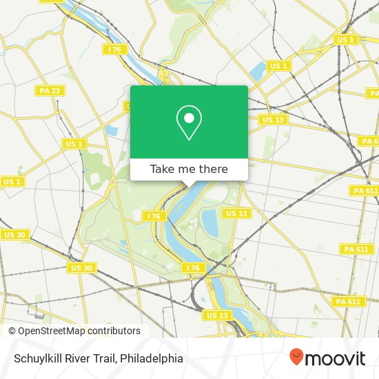 Schuylkill River Trail map