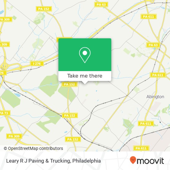 Mapa de Leary R J Paving & Trucking