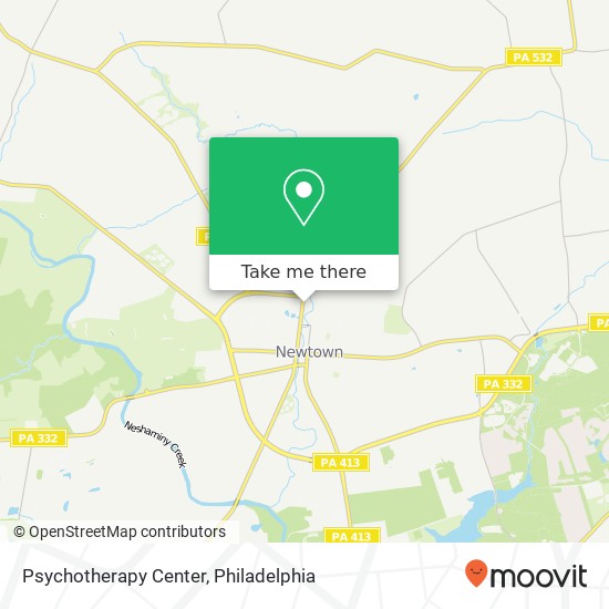 Psychotherapy Center map