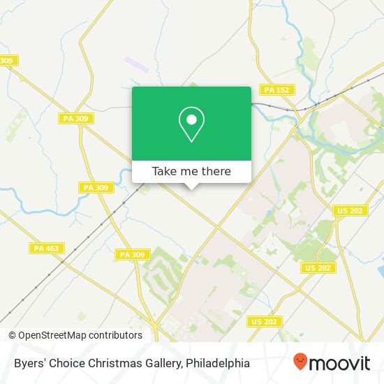 Byers' Choice Christmas Gallery map