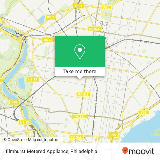 Mapa de Elmhurst Metered Appliance