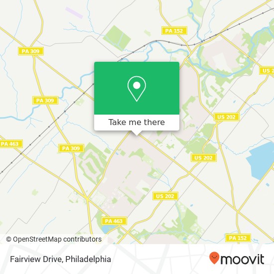 Mapa de Fairview Drive