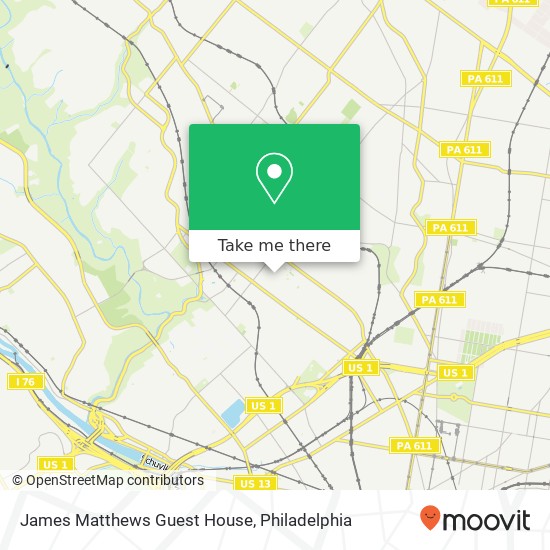 Mapa de James Matthews Guest House