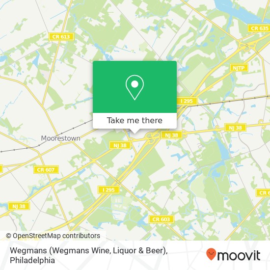 Mapa de Wegmans (Wegmans Wine, Liquor & Beer)