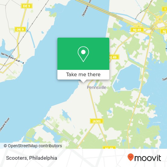 Mapa de Scooters, 39 Main St Pennsville, NJ 08070