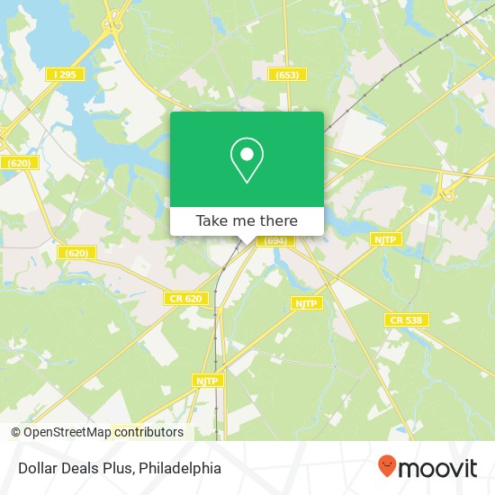 Mapa de Dollar Deals Plus, 617 Auburn Rd Swedesboro, NJ 08085