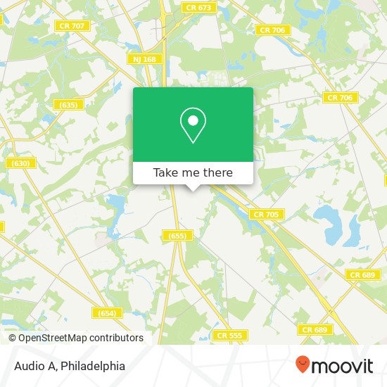 Mapa de Audio A, 811 Yorktown Rd Blackwood, NJ 08012