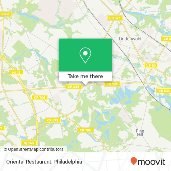 Oriental Restaurant, 801 Blackwood Clementon Rd Clementon, NJ 08021 map