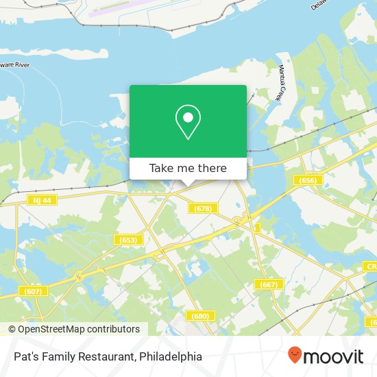 Pat's Family Restaurant, 500 W Broad St Paulsboro, NJ 08066 map