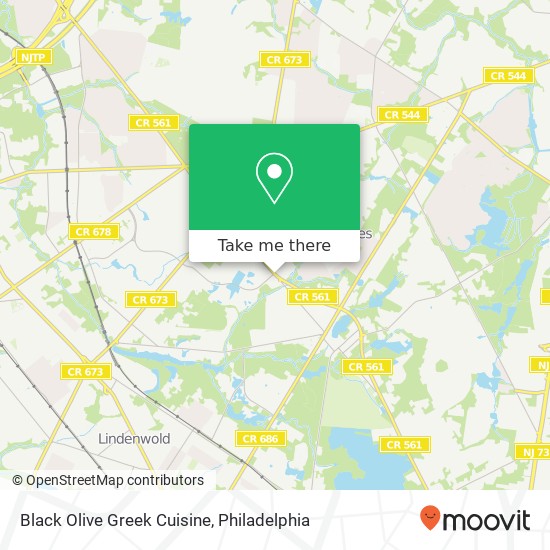 Black Olive Greek Cuisine, 910 Haddonfield Berlin Rd Voorhees, NJ 08043 map