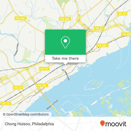 Mapa de Chong Huisoo, 515 Avenue of the States Chester, PA 19013