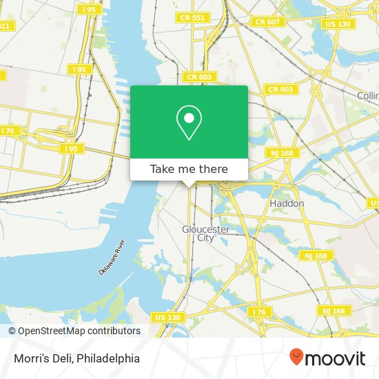 Morri's Deli, 224 N Broadway Gloucester City, NJ 08030 map