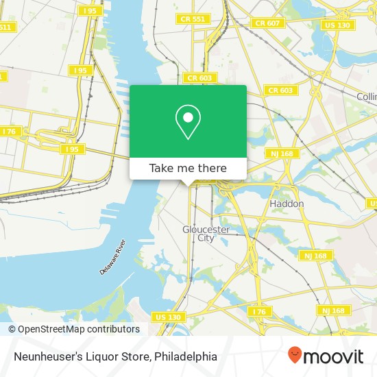 Neunheuser's Liquor Store map