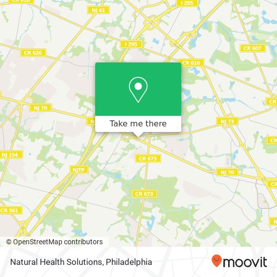 Natural Health Solutions, 1870 RT-70 E Cherry Hill, NJ 08003 map