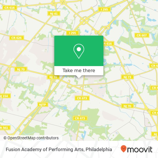 Mapa de Fusion Academy of Performing Arts