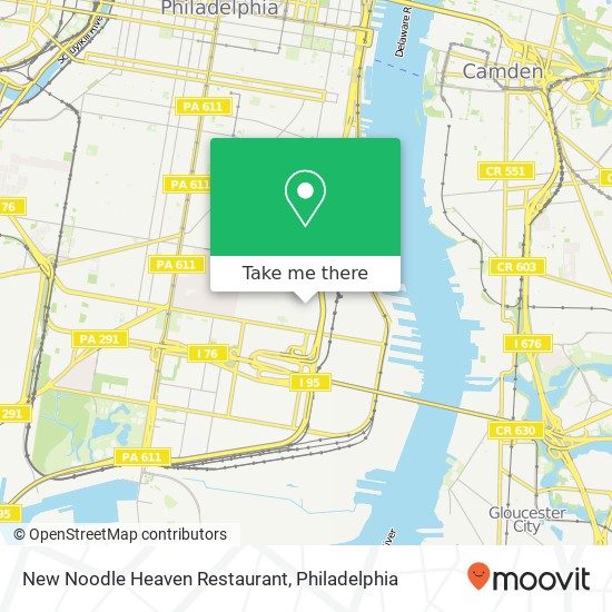 New Noodle Heaven Restaurant, 128 Roseberry St Philadelphia, PA 19148 map