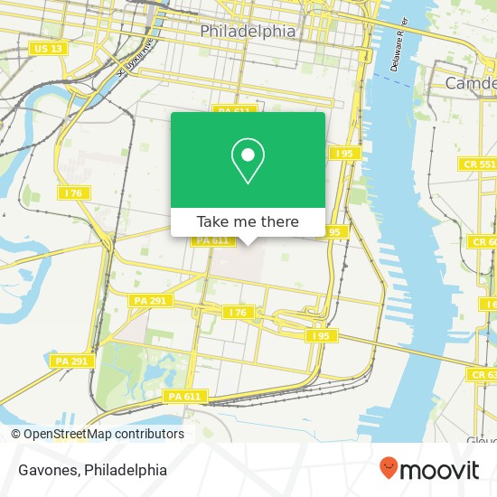 Mapa de Gavones, 1000 Wolf St Philadelphia, PA 19148