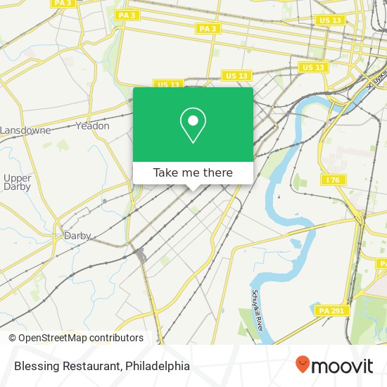 Blessing Restaurant, 2240 S 63rd St Philadelphia, PA 19142 map