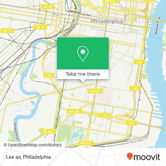 Lee an, 1837 Snyder Ave Philadelphia, PA 19145 map