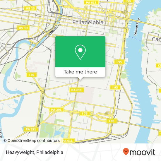 Mapa de Heavyweight, 1912 E Passyunk Ave Philadelphia, PA 19148