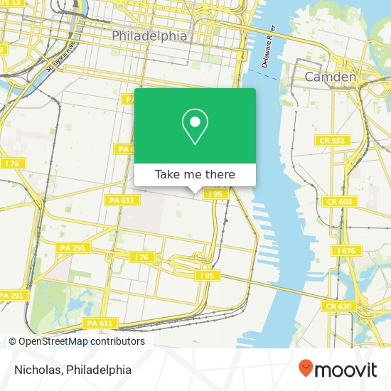 Nicholas, 2015 E Moyamensing Ave Philadelphia, PA 19148 map